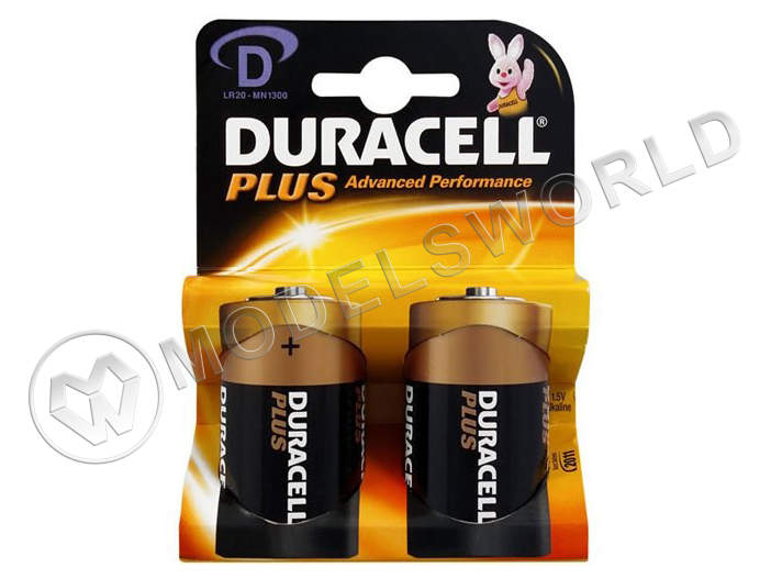 Батарейка Duracell LR-20, 2 шт - фото 1