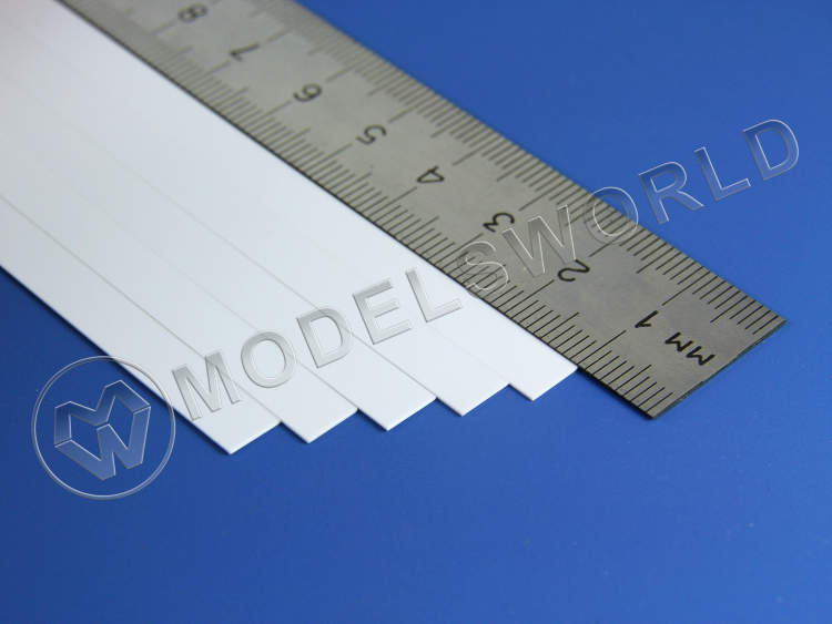 Полоска пластиковая 0.38х6.3 мм, 10 шт - фото 1