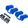 Стопора пружин амортизатора с защитными щитками (синие)