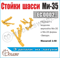 Стойки шасси М_и-35М, Масштаб 1:48