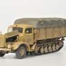 Склеиваемая пластиковая модель Немецкий тяжелый полугусеничный грузовик L 4500 R маультир. Масштаб 1:35