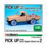 Колеса для модели Pick up truck Type 2 set 2, Meng (VS004). Масштаб 1:35