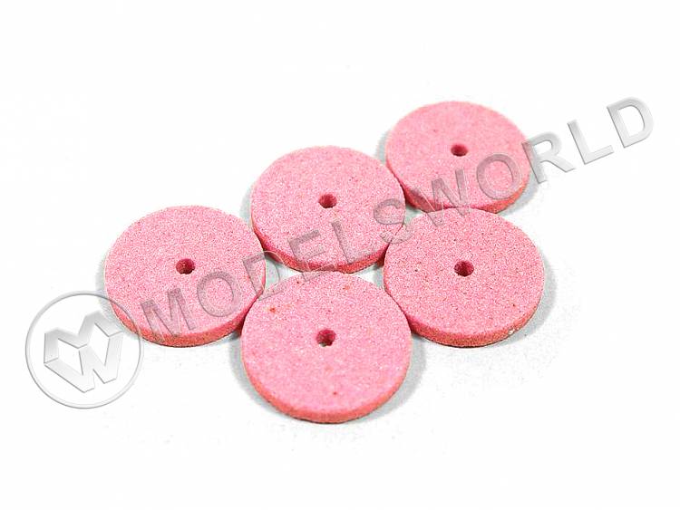 Насадка шлифовальная, оксид алюминия, диск без держателя, 20х3.2 мм, 5 шт - фото 1