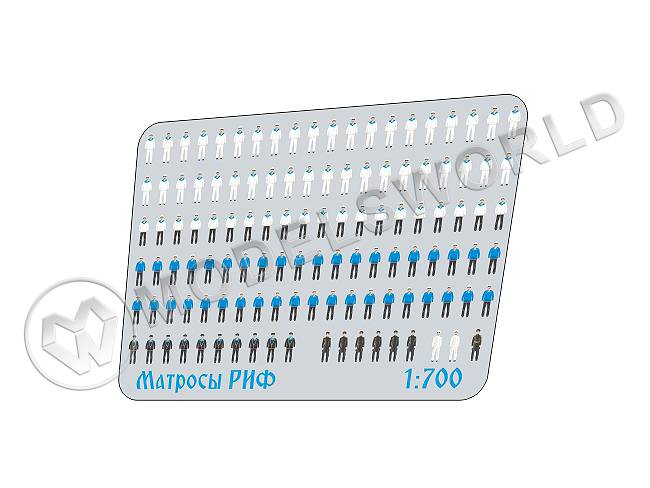 Фототравление Матросы РИФ строй цветные. Масштаб 1:700 Фототравление Матросы РИФ строй цветные. Масштаб 1:700 - фото 1