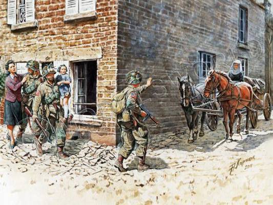 Фигуры Франция, 1944 год. Масштаб 1:35