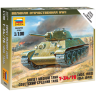 Склеиваемая пластиковая модель Советский средний танк Т-34/76 (обр. 1940). Масштаб 1:100