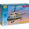 Склеиваемая пластиковая модель Вертолет Ми-8МТ. Масштаб 1:72