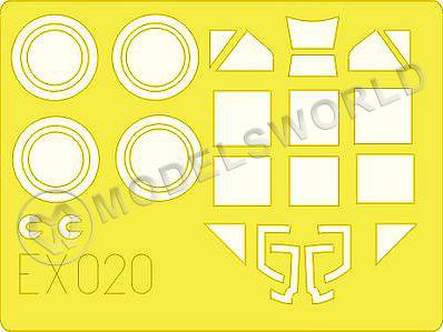 Окрасочная маска наBf 109E, Hasegawa. Масштаб 1:48 - фото 1