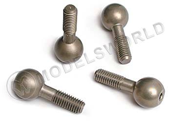 Пальцы шаровые Traxxas Pivot Balls Anodized Aluminum T-Maxx (4)