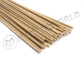 Комплект круглая заготовка, береза. Диаметр 5 мм, длина 50 см, 10 шт