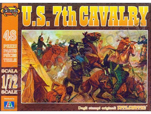 Фигуры US 7th Cavalrt (7-ой кавалерийский полк США). Масштаб 1:72