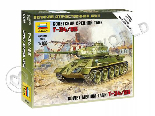 Советский танк Т-34/85. Масштаб 1:100