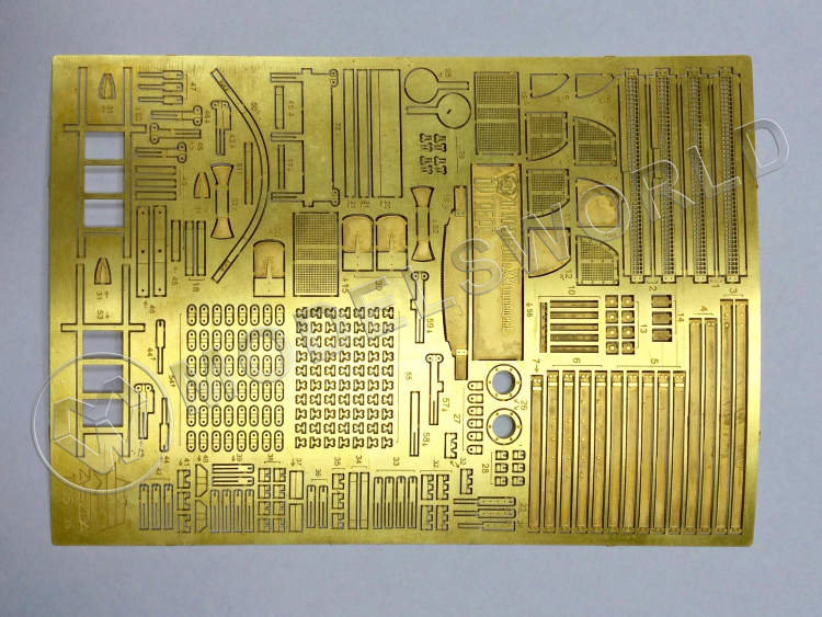 Фототравление для тяжелого танка Т-35. Масштаб 1:35 - фото 1