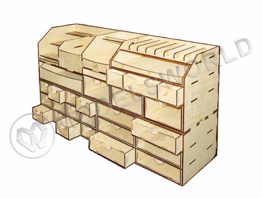 Набор для сборки. Рабочее место из 3 модулей.