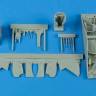 Конверсионный набор для Hawker Sea Hawk wheel bay, Trumpeter. Масштаб 1:48