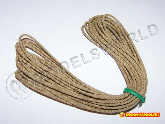 Нить для моделей Amati, бежевая, 2.0 мм х 5 м