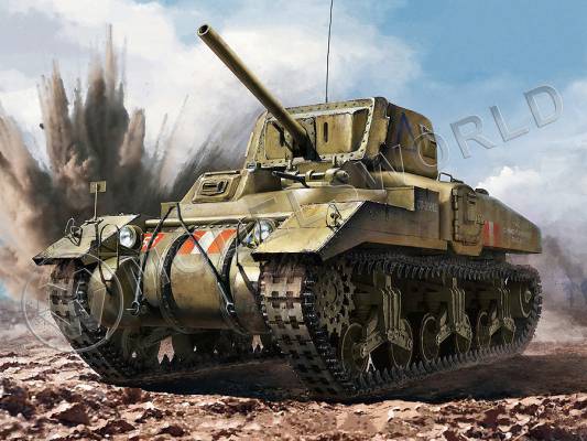 Склеиваемая пластиковая модель Канадский крейсерский танк Ram Mk. II, ранний. Масштаб 1:35
