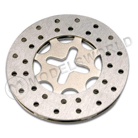 Перфорированный тормозной диск (опциональный) для монстра Traxxas REVO 2.5 и 3.3 - фото 1
