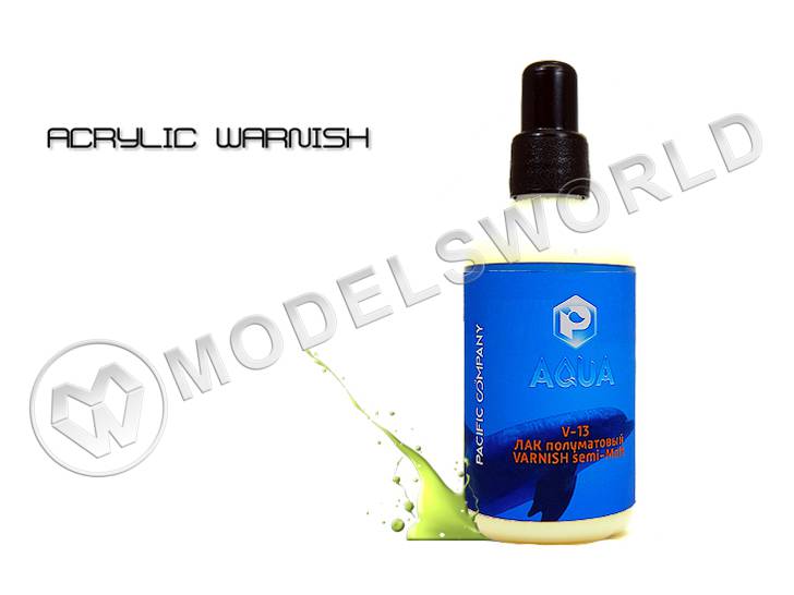 Лак полуматовый Aqua, 100 мл Лак полуматовый Aqua, 100 мл - фото 1