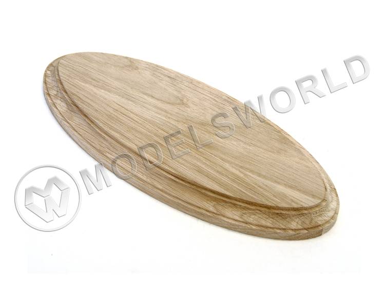 Основание заготовка эллипсное 210х90 мм, дуб - фото 1
