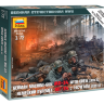Немецкий пулемет МГ-34 с расчетом 1939-42. Масштаб 1:72