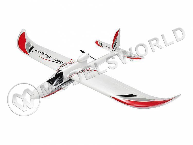 Радиоуправляемая модель планера Top RC SKY SURFER красный 1400 мм 2.4G 4-ch LiPo flight controller RTF Радиоуправляемая модель планера Top RC SKY SURFER красный 1400 мм 2.4G 4-ch LiPo flight controller RTF - фото 1
