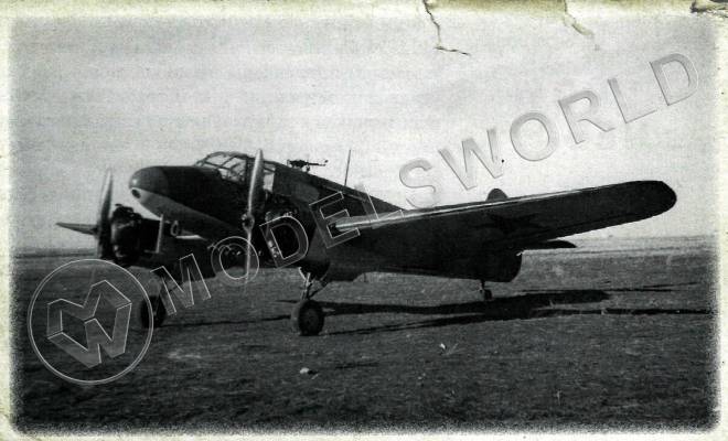 Модель самолета из Ф.П. смолы Як-6 (Серийный). Масштаб 1:72