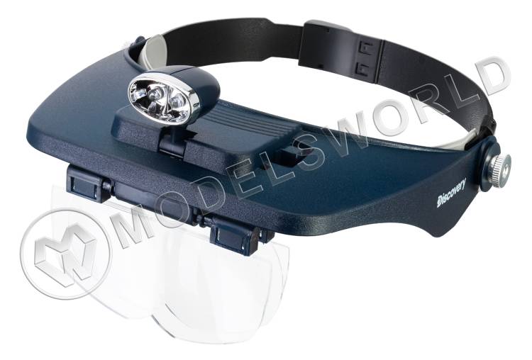 Лупа налобная Levenhuk Discovery Crafts DHD 30 - фото 1