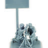 Немецкий 81-мм миномет с расчетом 1939-1942. Масштаб 1:72