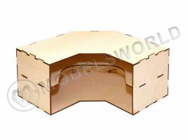 Угловой модуль-органайзер с полочкой