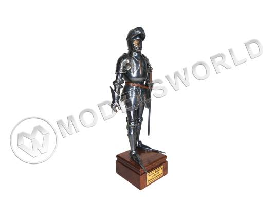 Фигура "Курфюрст Фридрих I", латунь, серебренный, 155 мм