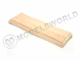 Основание фигурное 300х100 мм, липа