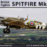 Склеиваемая пластиковая модель Английский истребитель Супермарин «Спитфайр» Mk.IX. Масштаб 1:48