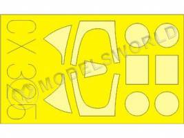 Набор окрасочных масок для Spitfire F Mk.VIIb, Italeri. Масштаб 1:72