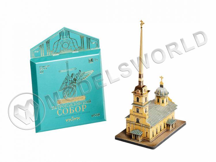 Модель из бумаги Петропавловский собор, серия Петербург в миниатюре - фото 1