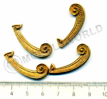 Декоративный элемент, 30 мм, металл 1 шт.