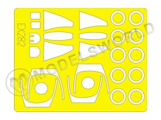 Окрасочная маска на A-7A, Hobby Boss. Масштаб 1:48