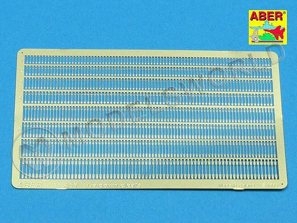 Фототравление Tie down cleats. Масштаб 1:35 - фото 1