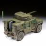 Склеиваемая пластиковая модель Российский бронеавтомобиль Тайфун ВДВ 4*4 К-4386 с БМДУ. Масштаб 1:35