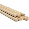 Комплект круглая заготовка, береза. Диаметр 9 мм, длина 50 см, 10 шт