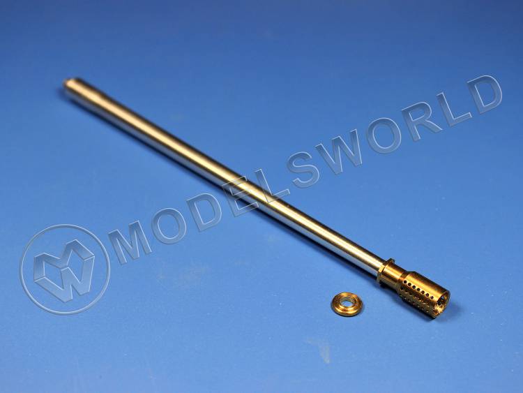 Металлическая 130 мм пушка С-30 для ИС-7, с дульником. 1:35 - фото 1