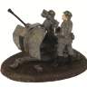 Немецкое 20-мм зенитное орудие Flak-38 с расчётом. Масштаб 1:72