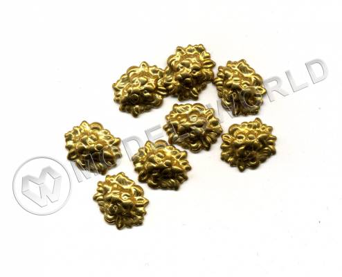 Декоративный элемент, 13 мм, металл 1 шт.