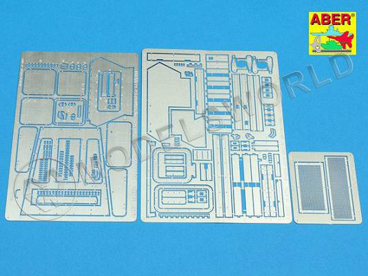 Фототравление Engine upper deck for heavy armoured Car Sd. Kfz. 234, AFV. Масштаб 1:35